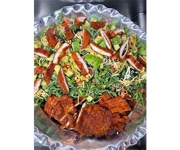 Chicken with Salad